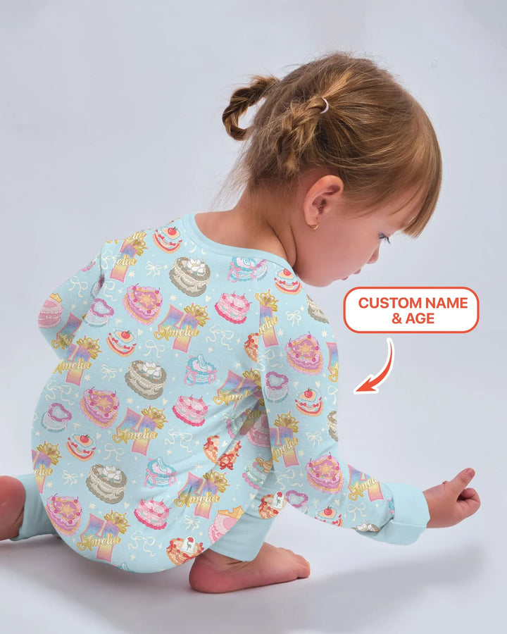 Custom Princess Baby Birthday Bamboo Convertible Zippy
