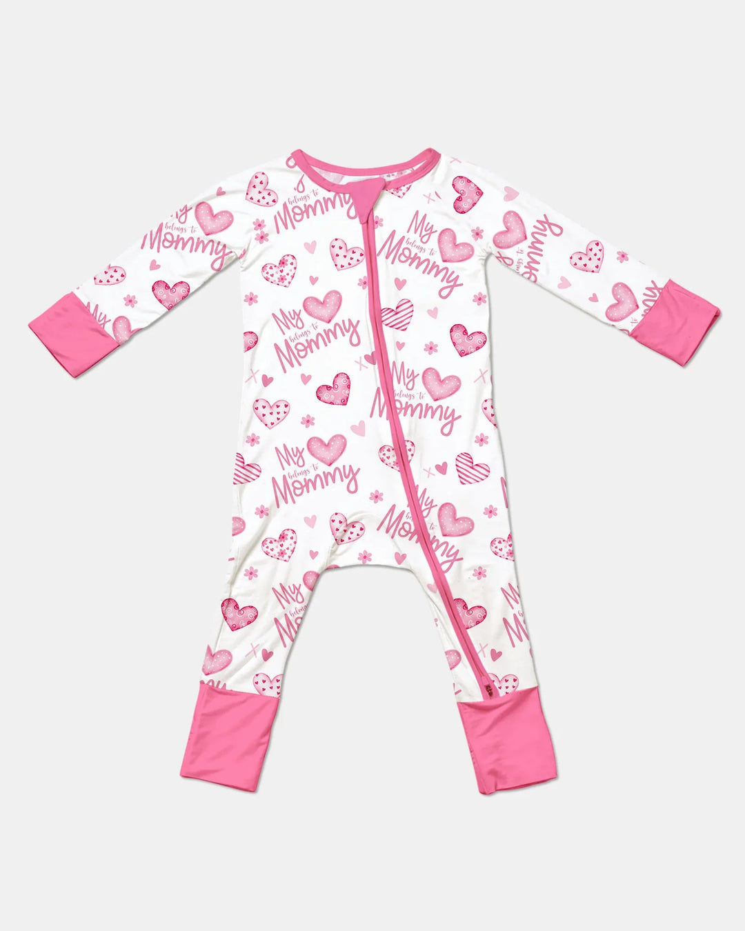 My Heart Belongs To Mommy Bamboo Convertible Zippy