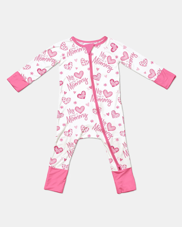 My Heart Belongs To Mommy Bamboo Convertible Zippy