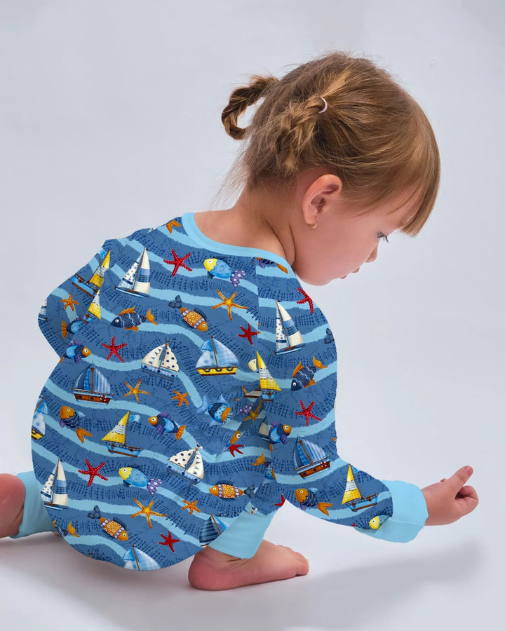 Blue Sail La Vie Family Matching Bamboo Convertible Zippy