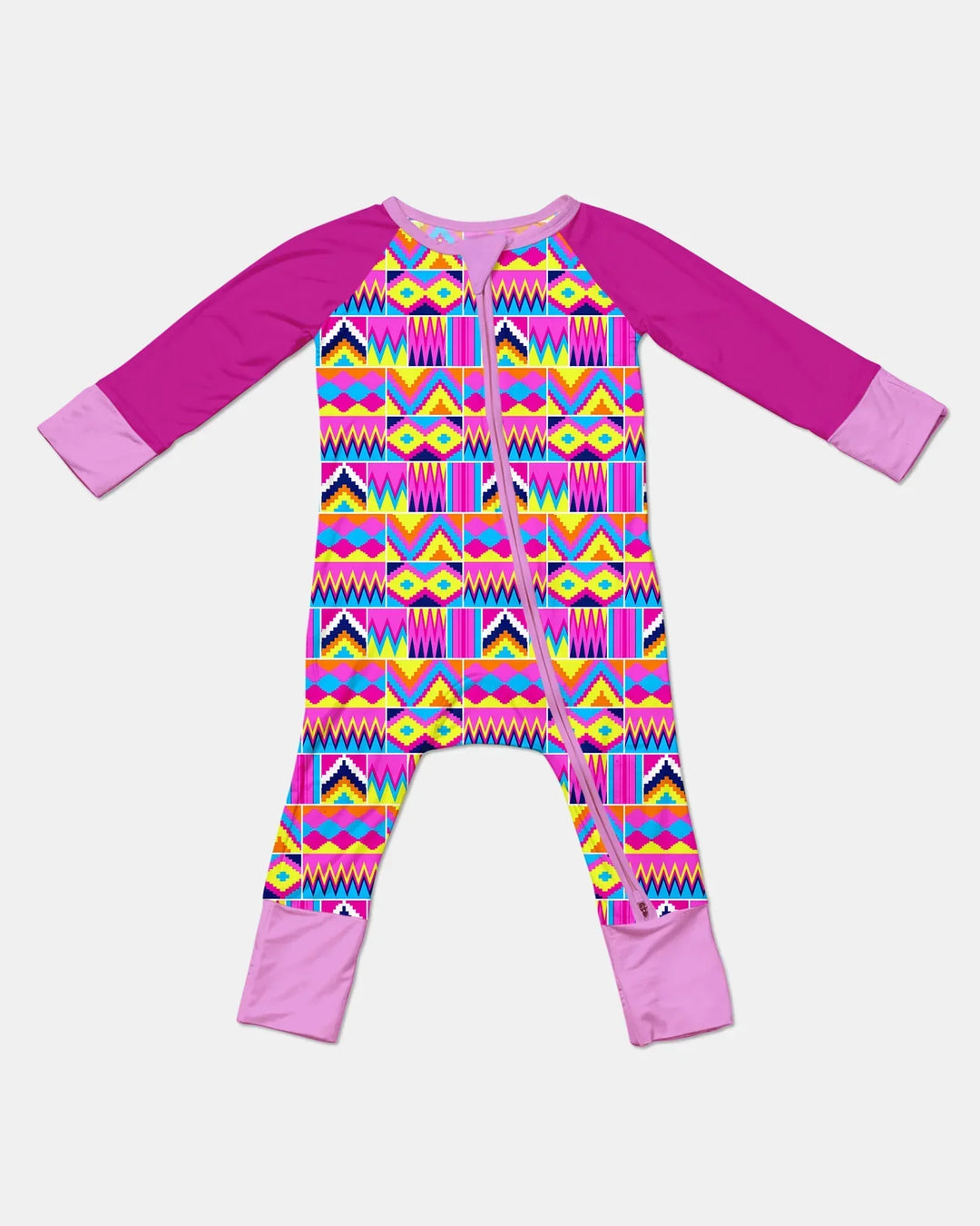 Kente Vibes Family Matching Bamboo Convertible Zippy