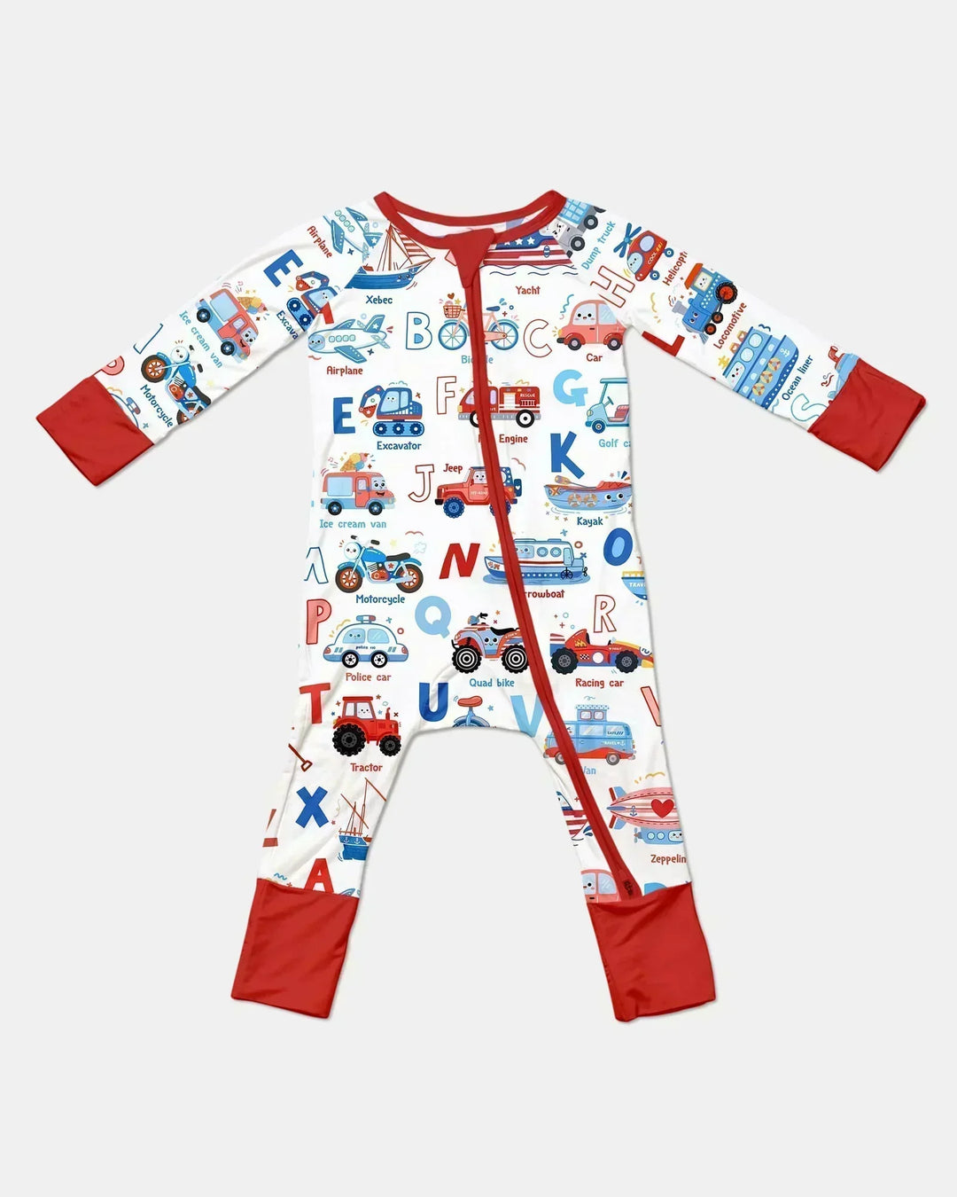 Patriotic Construction Bamboo Convertible Zippy