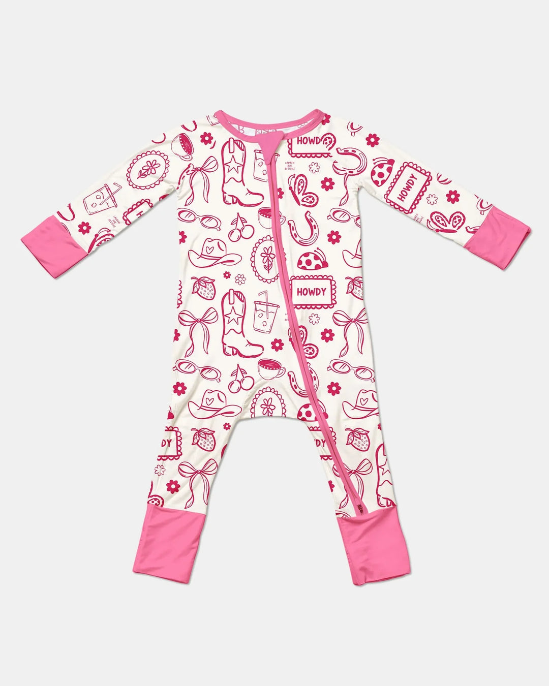 Doodle Wild West Cowgirl Bamboo Convertible Zippy