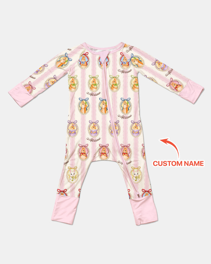 Custom Name Vintage Easter Bunny Convertible Zippy
