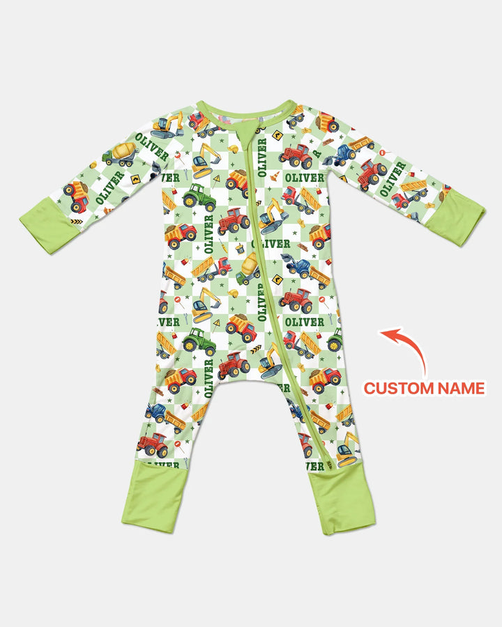 Under Construction Custom Name Convertible Zippy