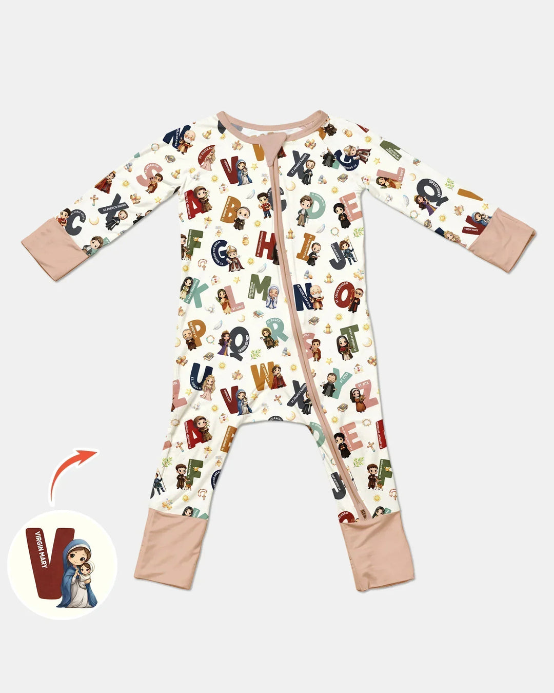 Catholic Saint ABCs Convertible Zippy
