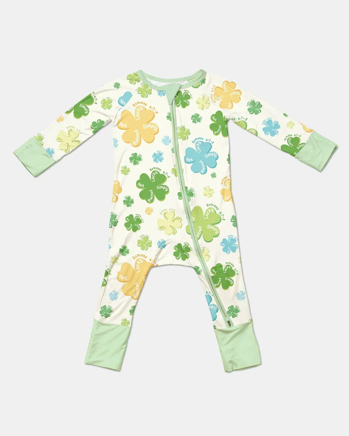 Shamrocks Print St. Patrick's Day Convertible Zippy