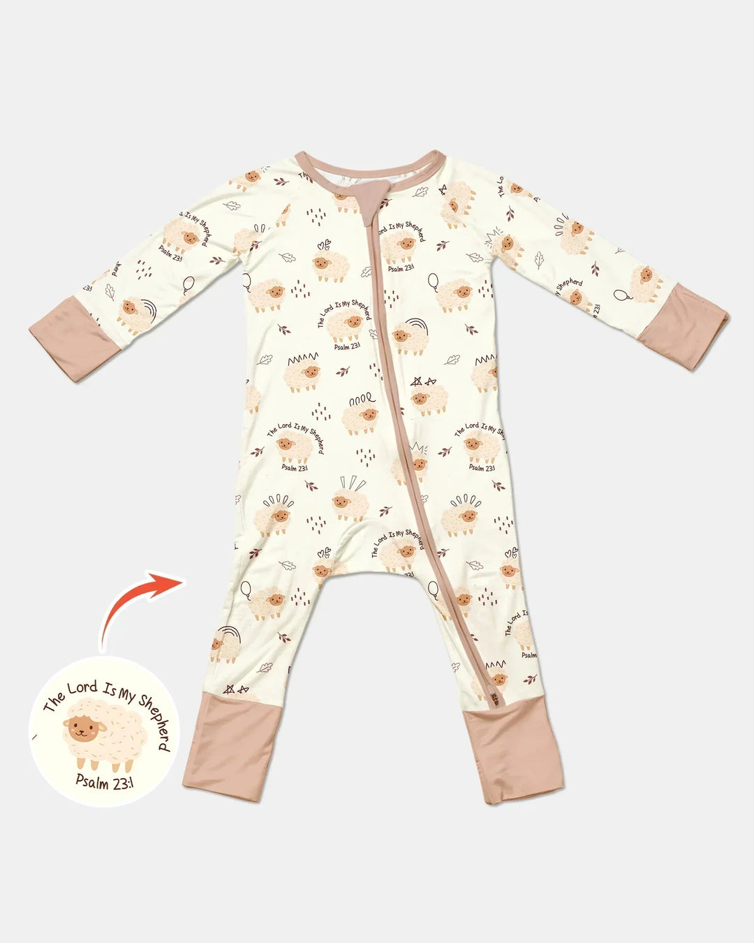 Gerippte Babykleidung mit individuellem Foto - Weich &amp; Skizzenhaft