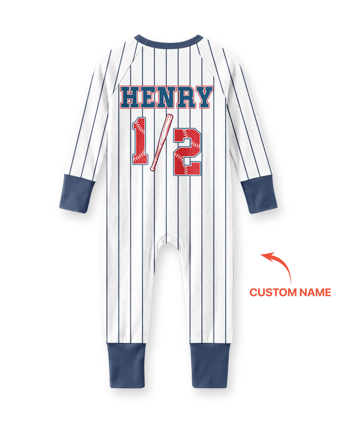 Custom Name Half Way To One Bamboo Convertible Zippy