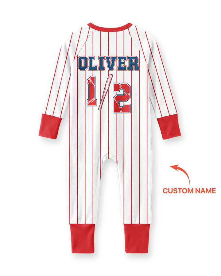 Custom Name Half Way To One Bamboo Convertible Zippy