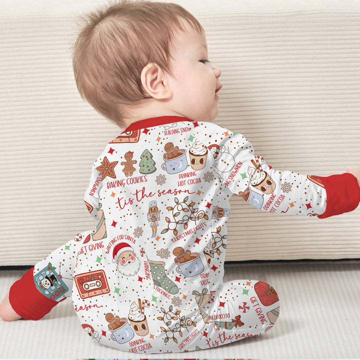 Retro Christmas Bucket List Convertible Zippy , Retro Christmas Bucket List Convertible Zippy - 0-3M