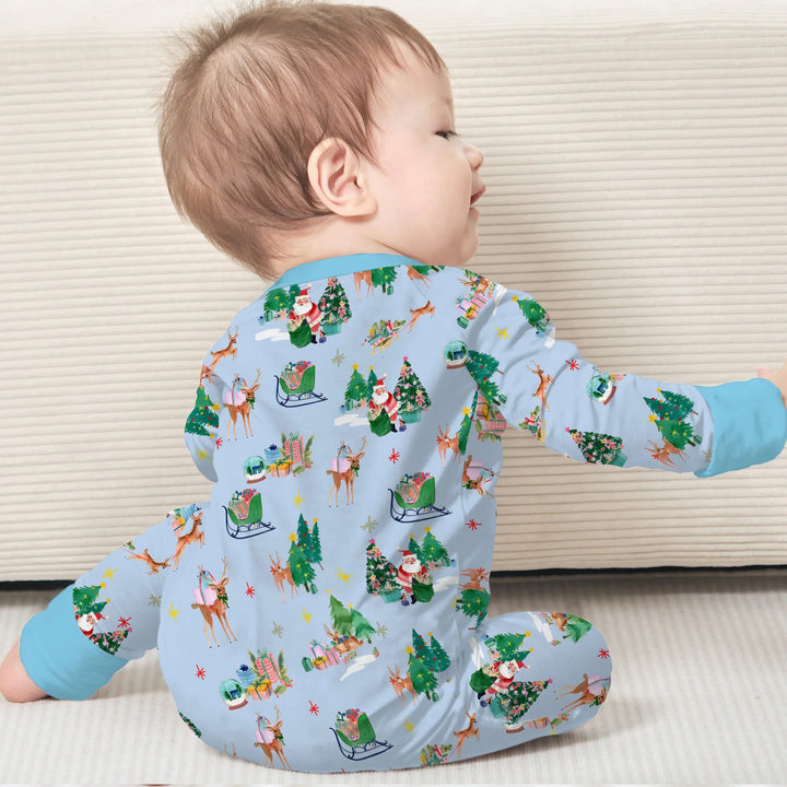 Jolly Forest Christmas Family Matching Convertible Zippy