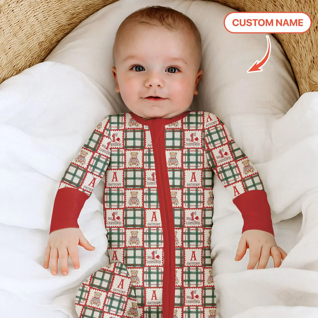 Gerippte Babykleidung mit individuellem Foto - Weich &amp; Skizzenhaft