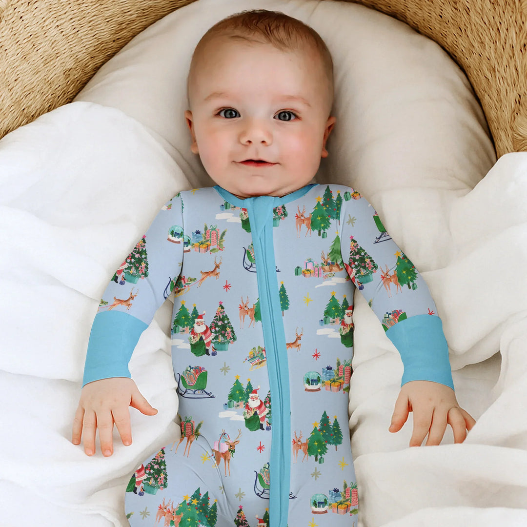 Jolly Forest Christmas Family Matching Convertible Zippy