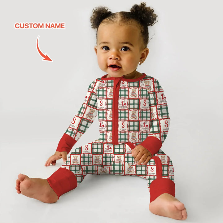 Gerippte Babykleidung mit individuellem Foto - Weich &amp; Skizzenhaft