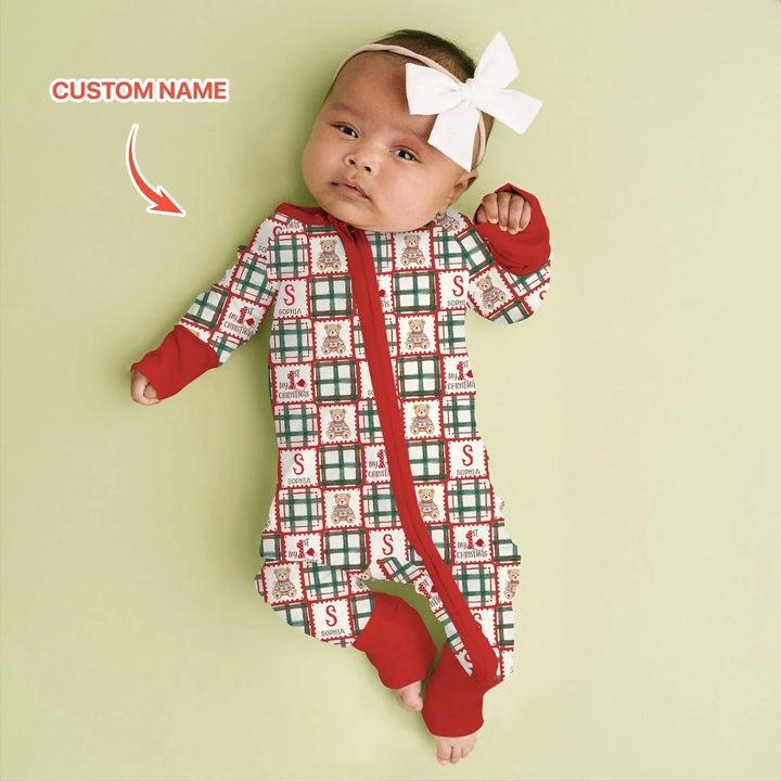 Gerippte Babykleidung mit individuellem Foto - Weich &amp; Skizzenhaft