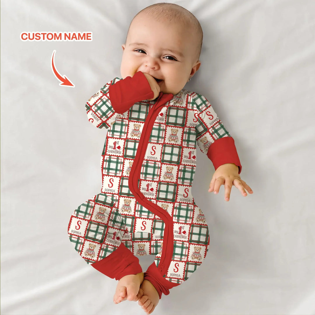 Gerippte Babykleidung mit individuellem Foto - Weich &amp; Skizzenhaft