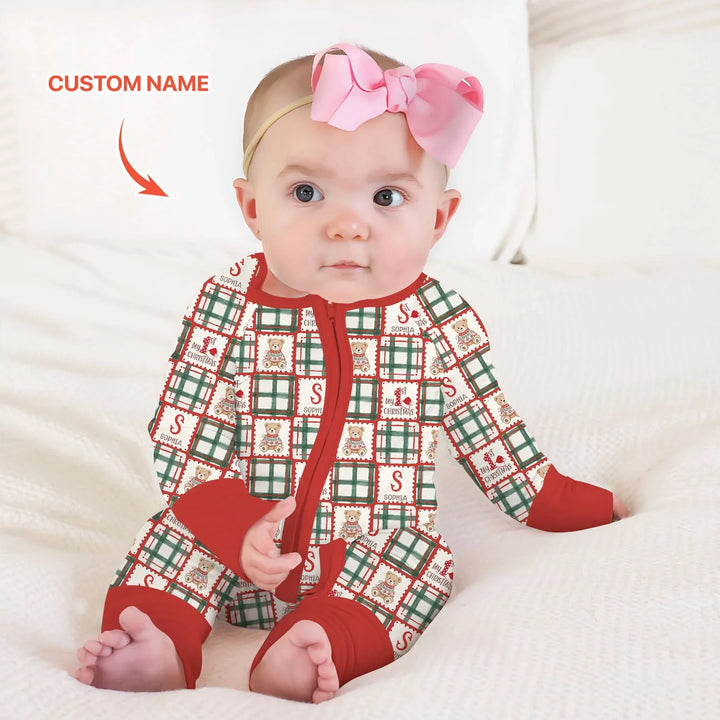 Gerippte Babykleidung mit individuellem Foto - Weich &amp; Skizzenhaft