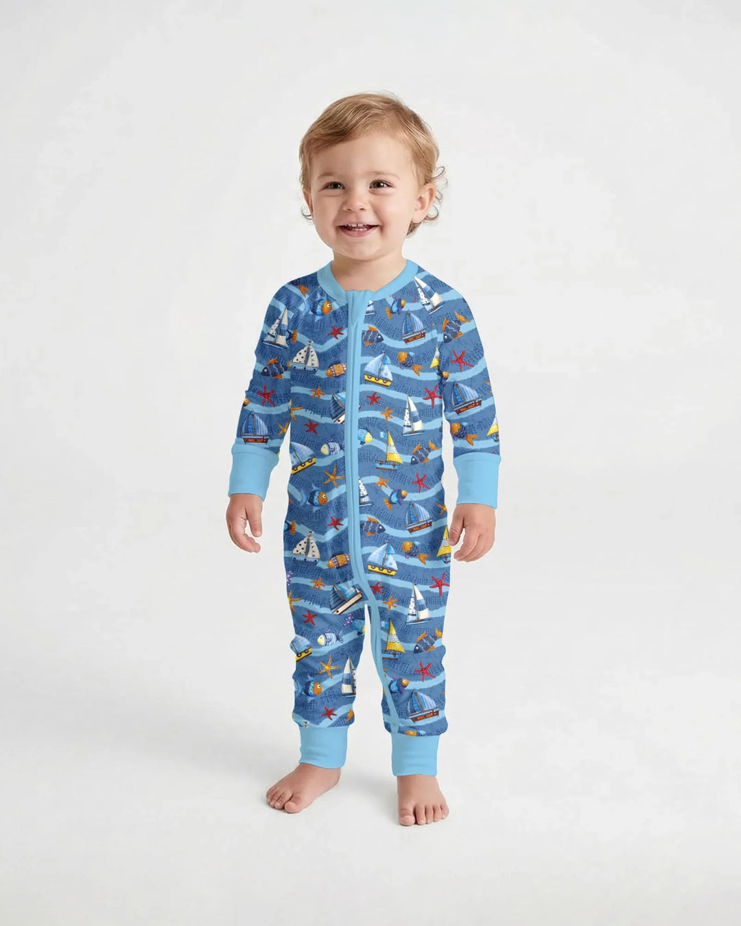 Blue Sail La Vie Family Matching Bamboo Convertible Zippy
