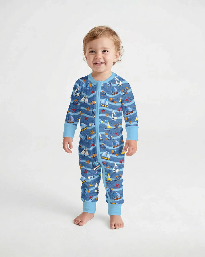 Blue Sail La Vie Family Matching Bamboo Convertible Zippy