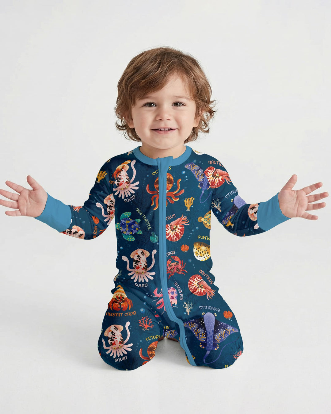 Gerippte Babykleidung mit individuellem Foto - Weich &amp; Skizzenhaft