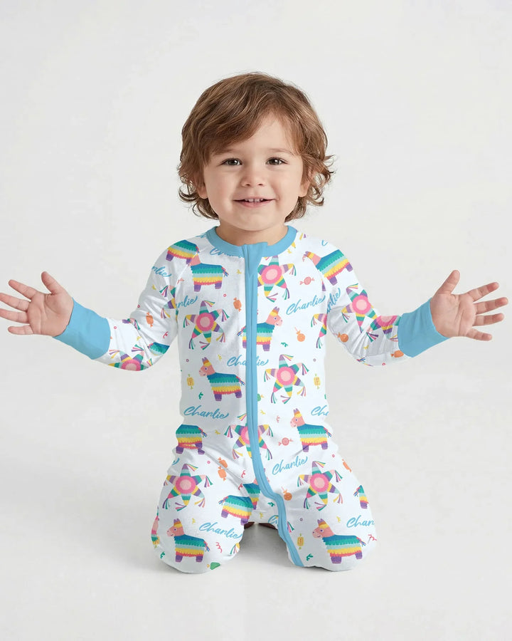 Custom Name Smash the Pinata Bamboo Convertible Zippy