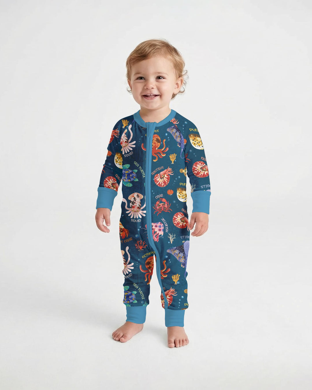 Gerippte Babykleidung mit individuellem Foto - Weich &amp; Skizzenhaft