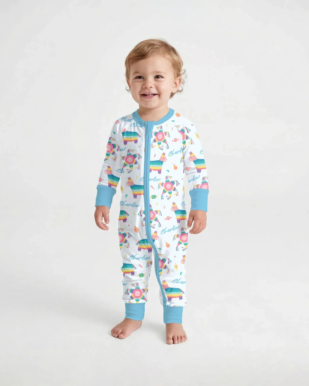 Custom Name Smash the Pinata Bamboo Convertible Zippy