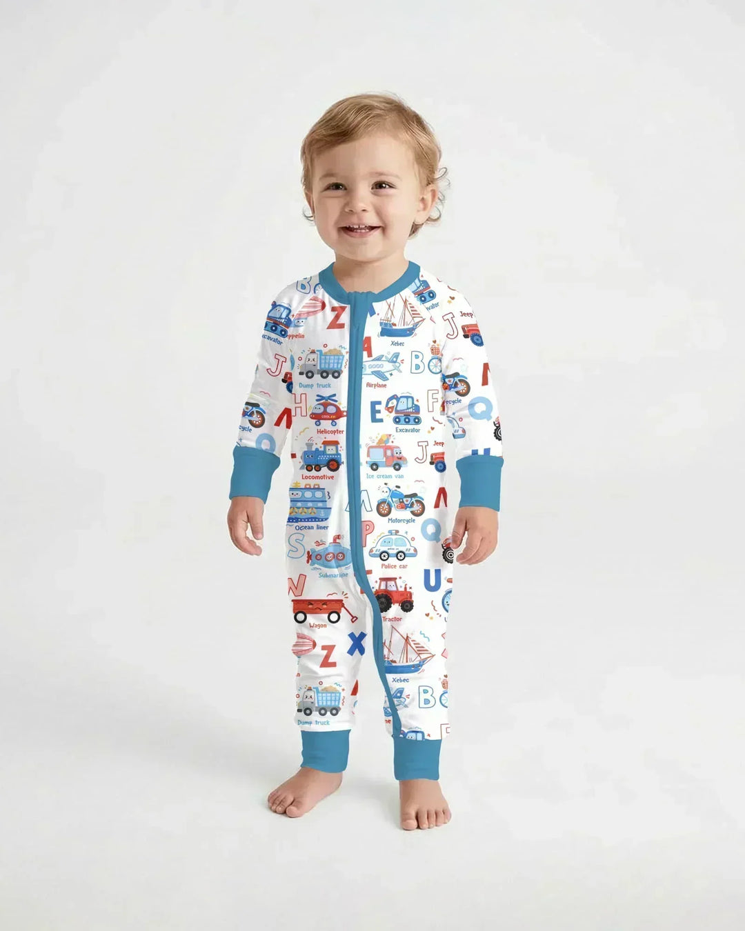 Patriotic Construction Bamboo Convertible Zippy