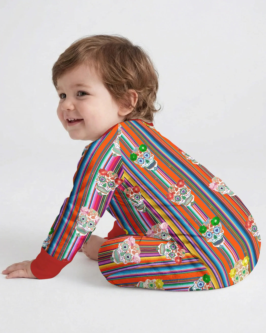 Gerippte Babykleidung mit individuellem Foto - Weich &amp; Skizzenhaft