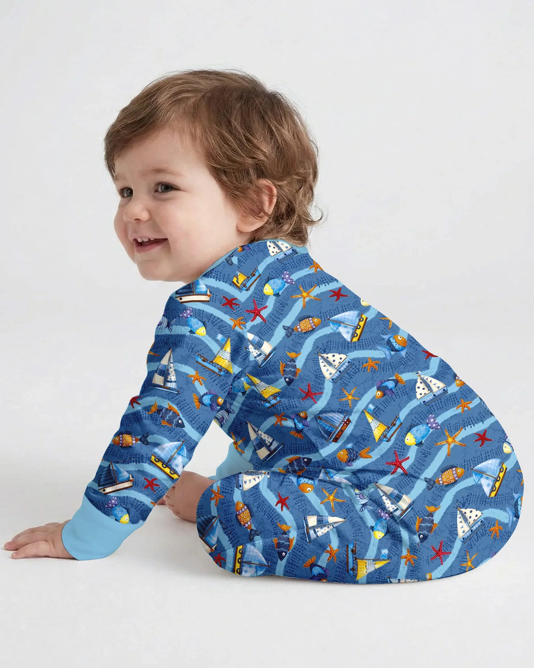 Blue Sail La Vie Family Matching Bamboo Convertible Zippy