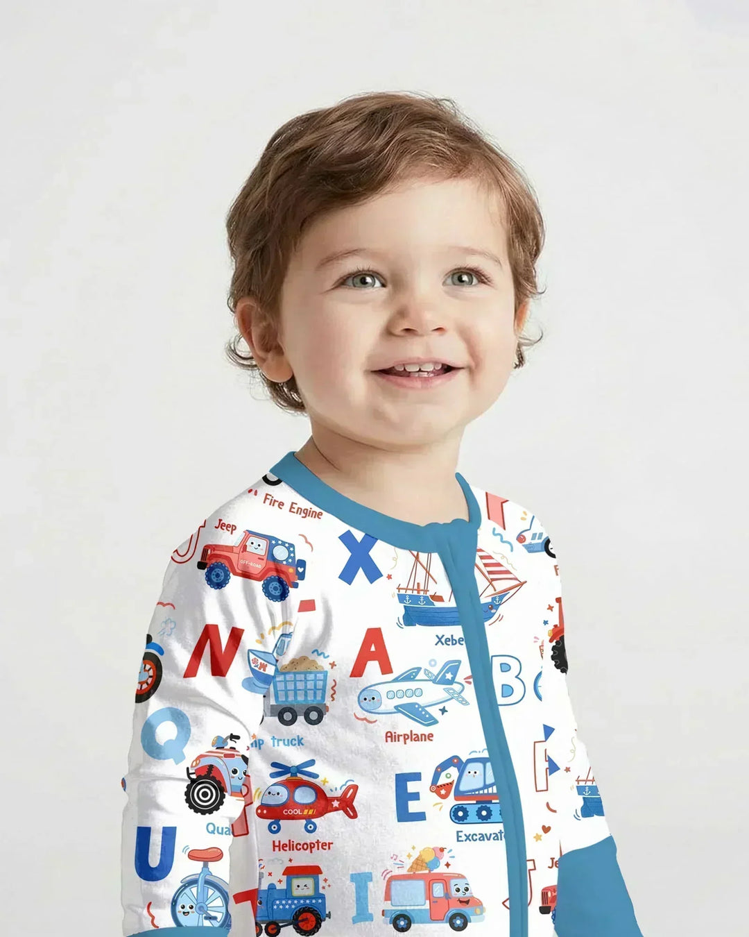 Patriotic Construction Bamboo Convertible Zippy