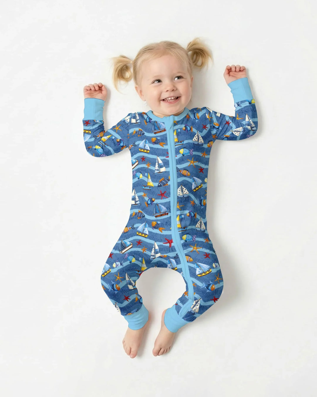 Blue Sail La Vie Family Matching Bamboo Convertible Zippy