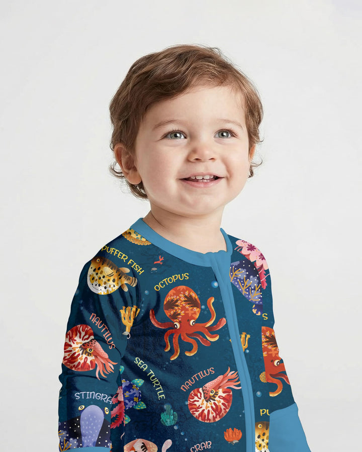 Gerippte Babykleidung mit individuellem Foto - Weich &amp; Skizzenhaft