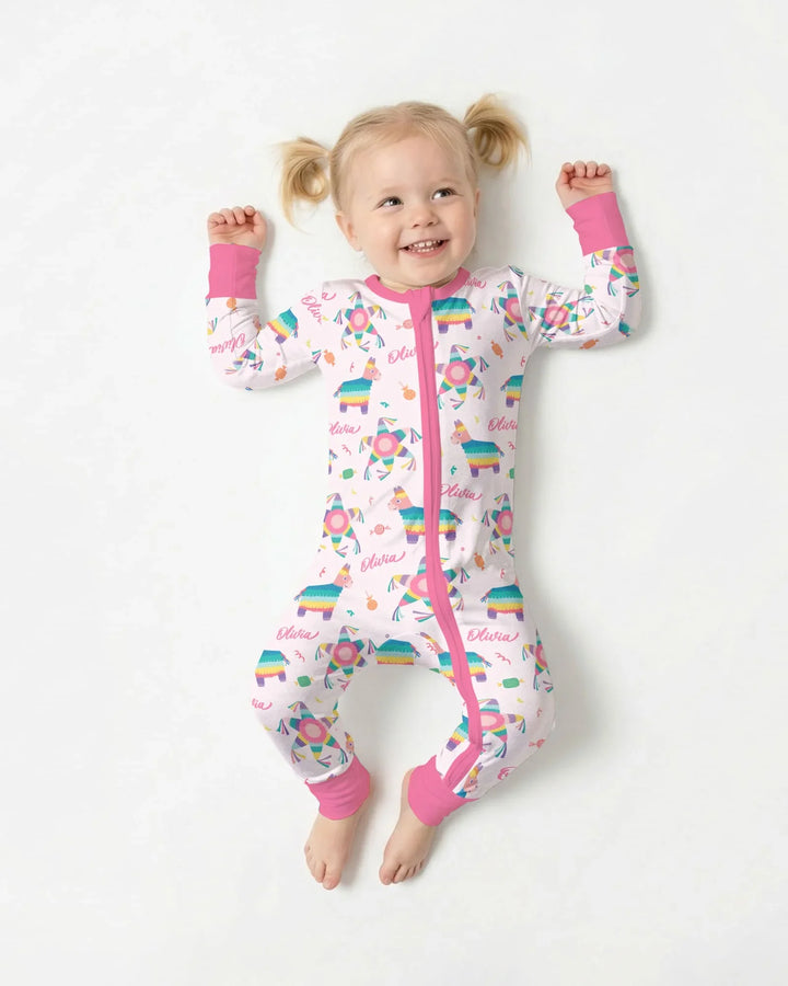 Custom Name Smash the Pinata Bamboo Convertible Zippy