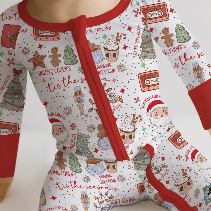 Retro Christmas Bucket List Convertible Zippy , Retro Christmas Bucket List Convertible Zippy - 0-3M