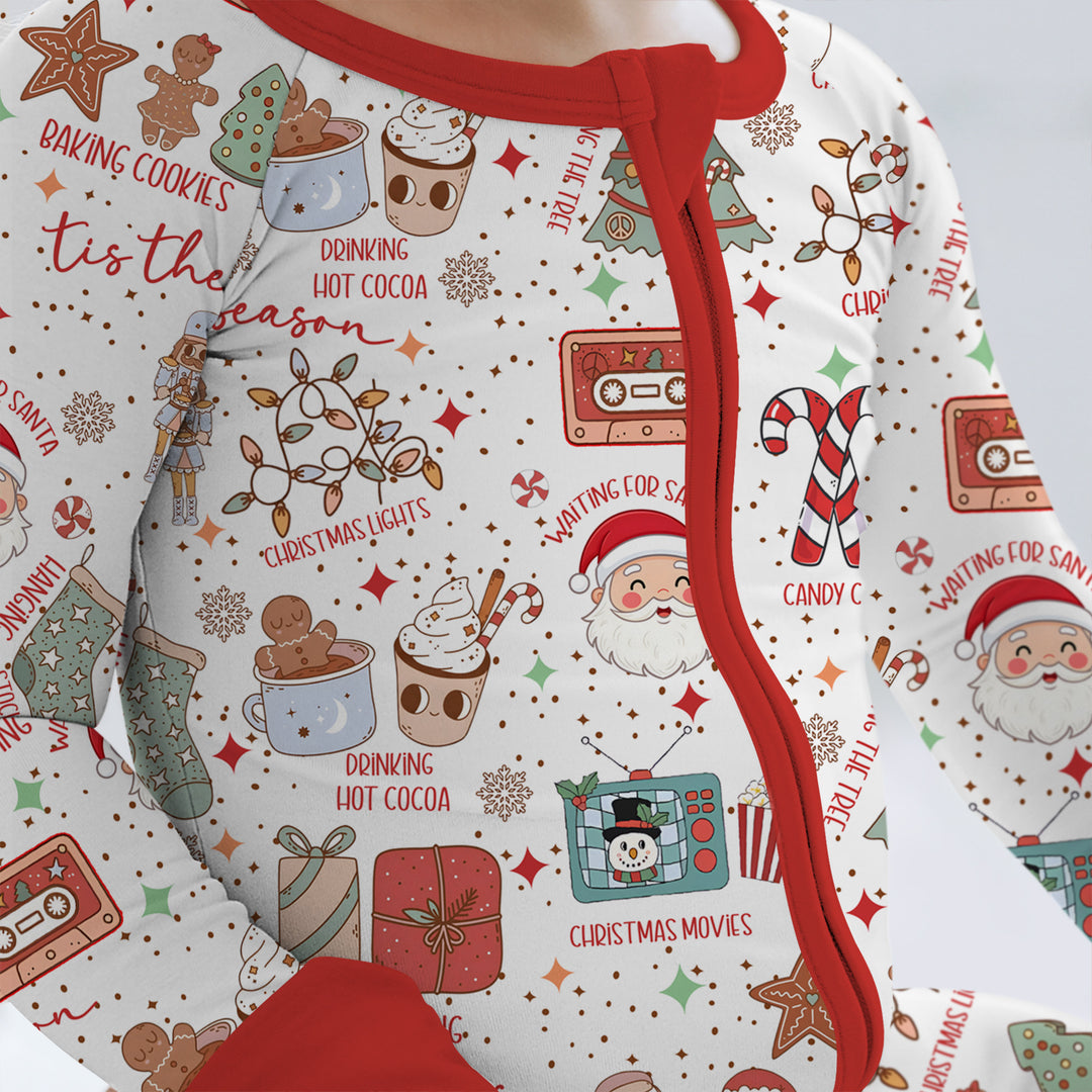 Retro Christmas Bucket List Convertible Zippy , Retro Christmas Bucket List Convertible Zippy - 0-3M