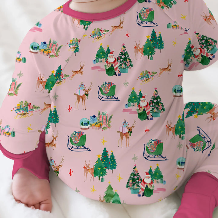 Jolly Forest Christmas Family Matching Convertible Zippy