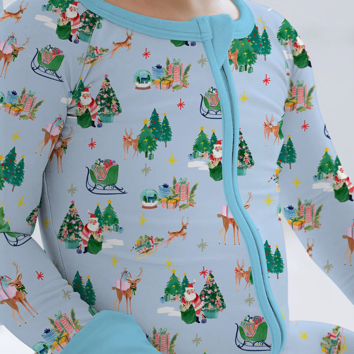 Jolly Forest Christmas Family Matching Convertible Zippy