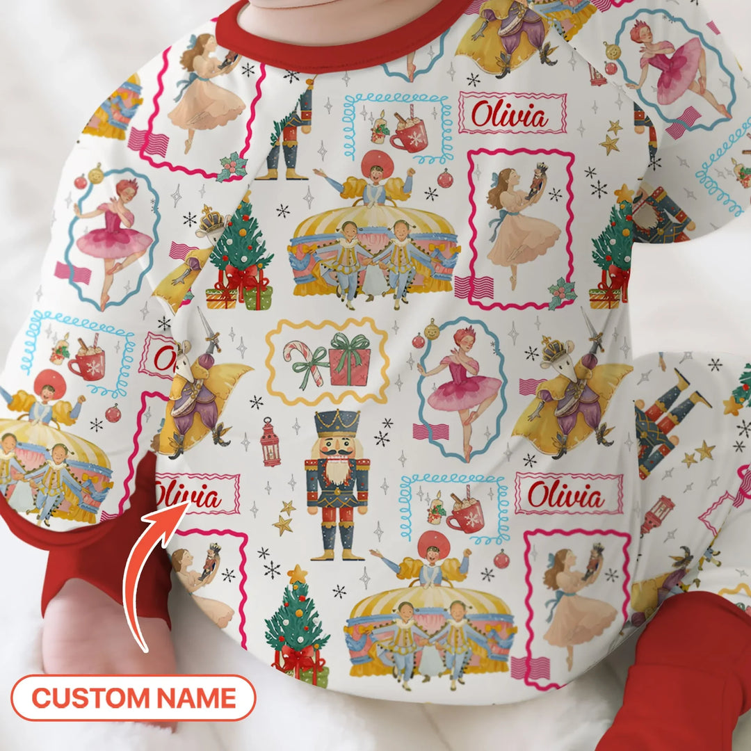 Gerippte Babykleidung mit individuellem Foto - Weich &amp; Skizzenhaft