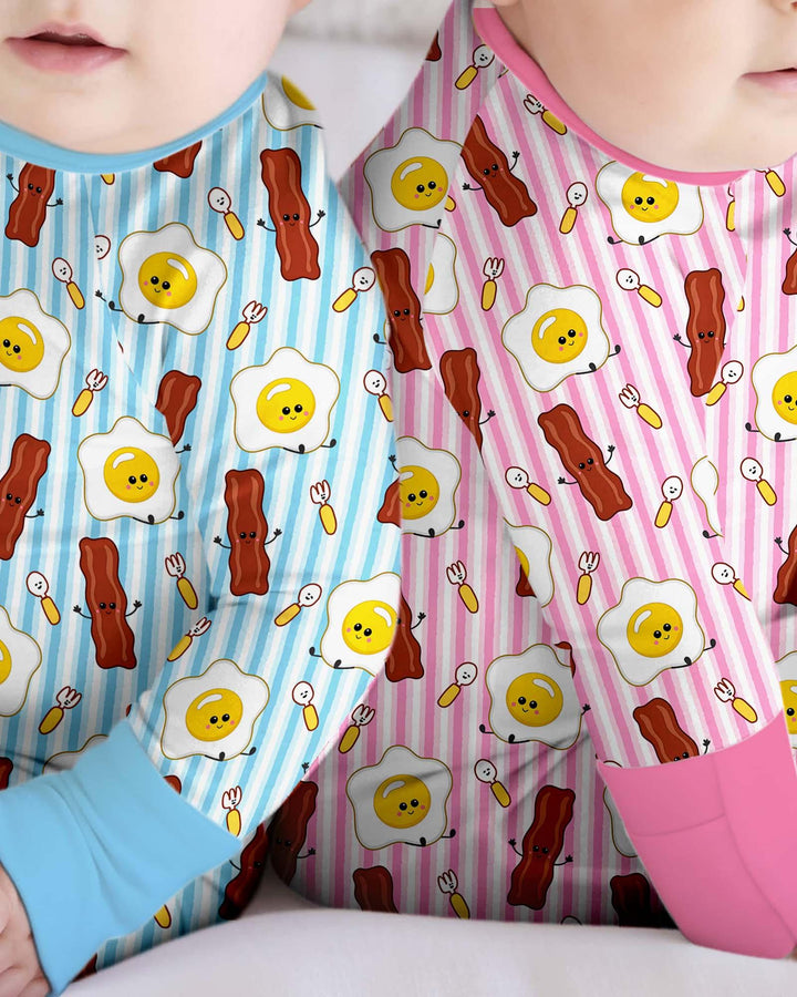 Pijama Convertible con Cremallera de Bambú Breakfast Club