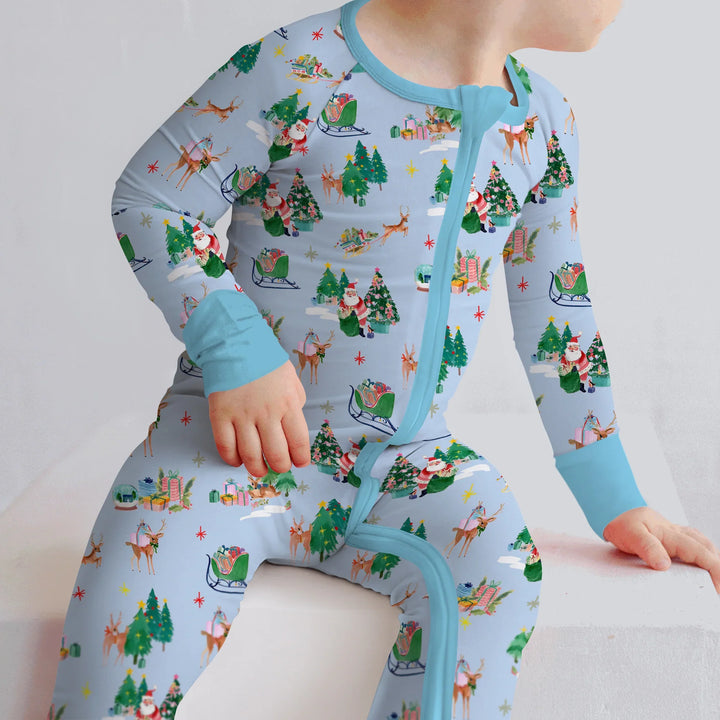 Jolly Forest Christmas Family Matching Convertible Zippy