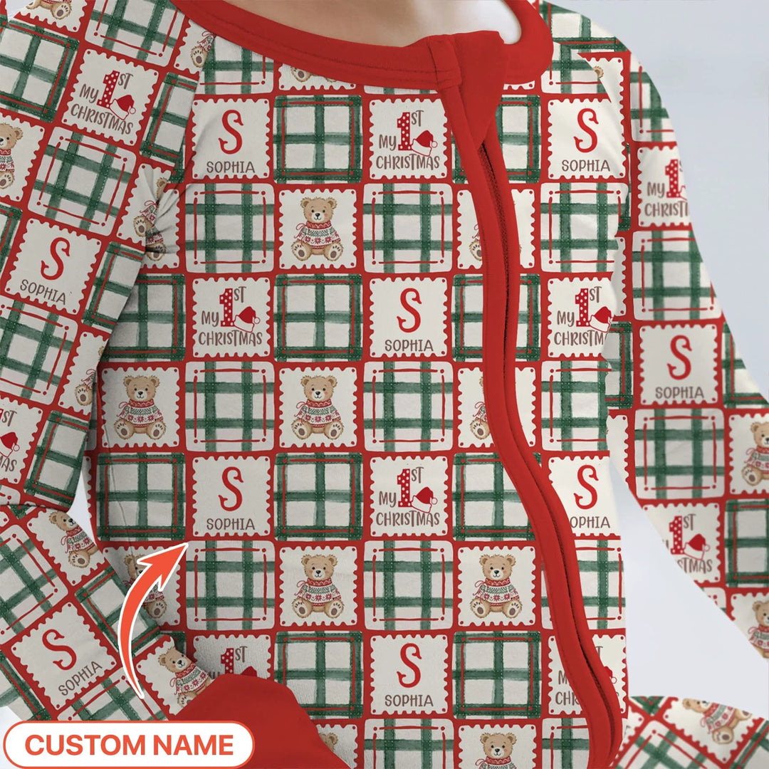 Gerippte Babykleidung mit individuellem Foto - Weich &amp; Skizzenhaft