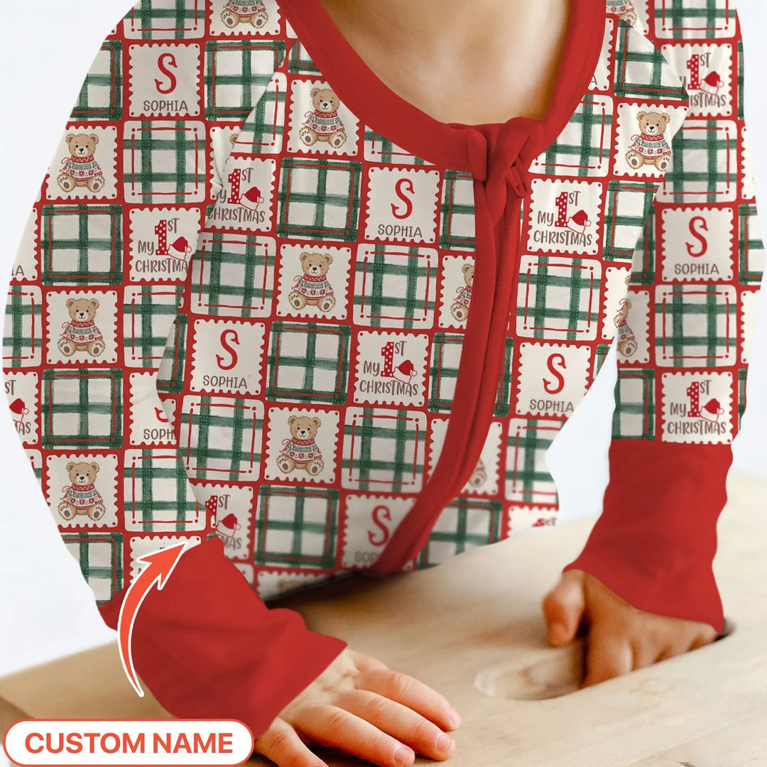 Gerippte Babykleidung mit individuellem Foto - Weich &amp; Skizzenhaft