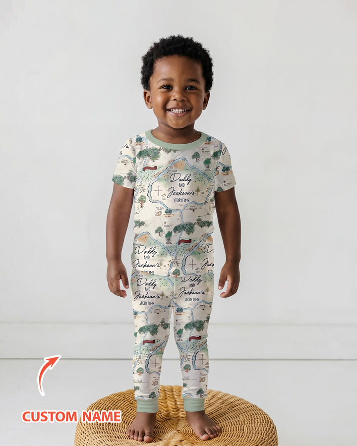 Zweiteiliges, kurzärmliges Pyjama-Set mit Marienkäfern