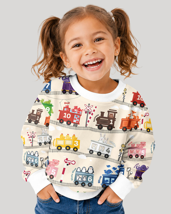 Sweatshirt mit Rundhalsausschnitt aus Bambusfaser