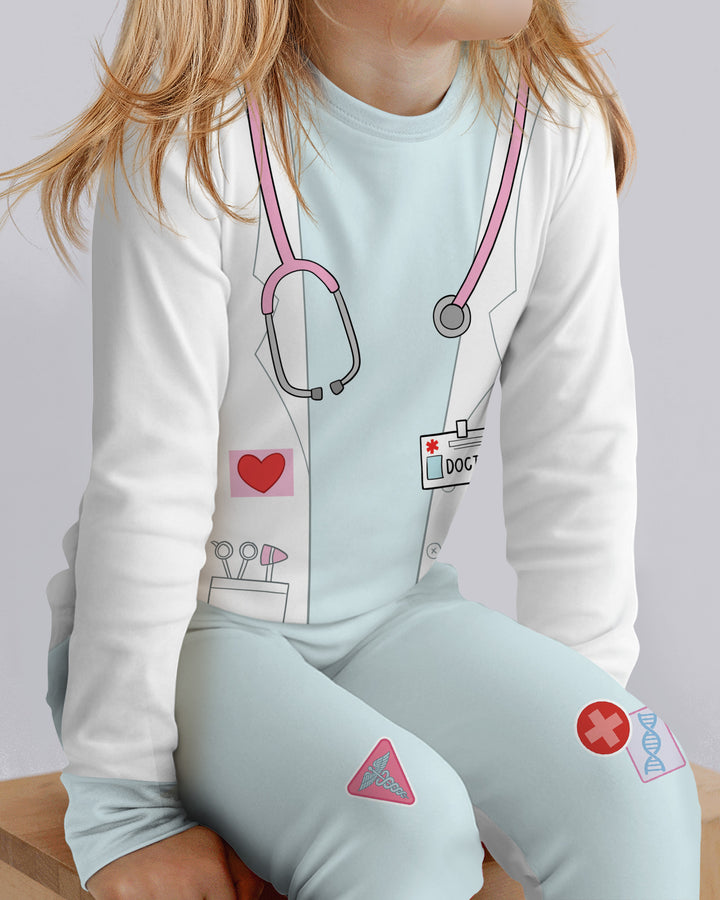 Future Doctor Bamboo Two Piece Long Sleeve Pajama Set