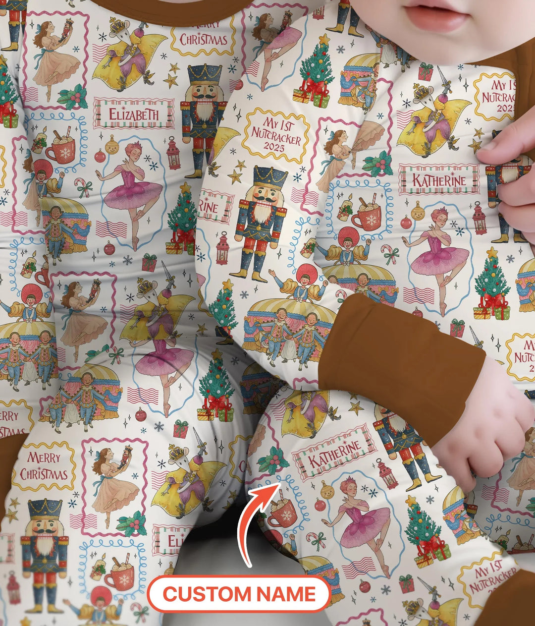 Custom Name "Magic of The Nutcracker" Merry Christmas Convertible Zippy