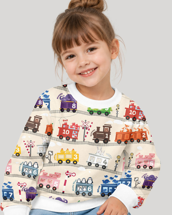 Sweatshirt mit Rundhalsausschnitt aus Bambusfaser