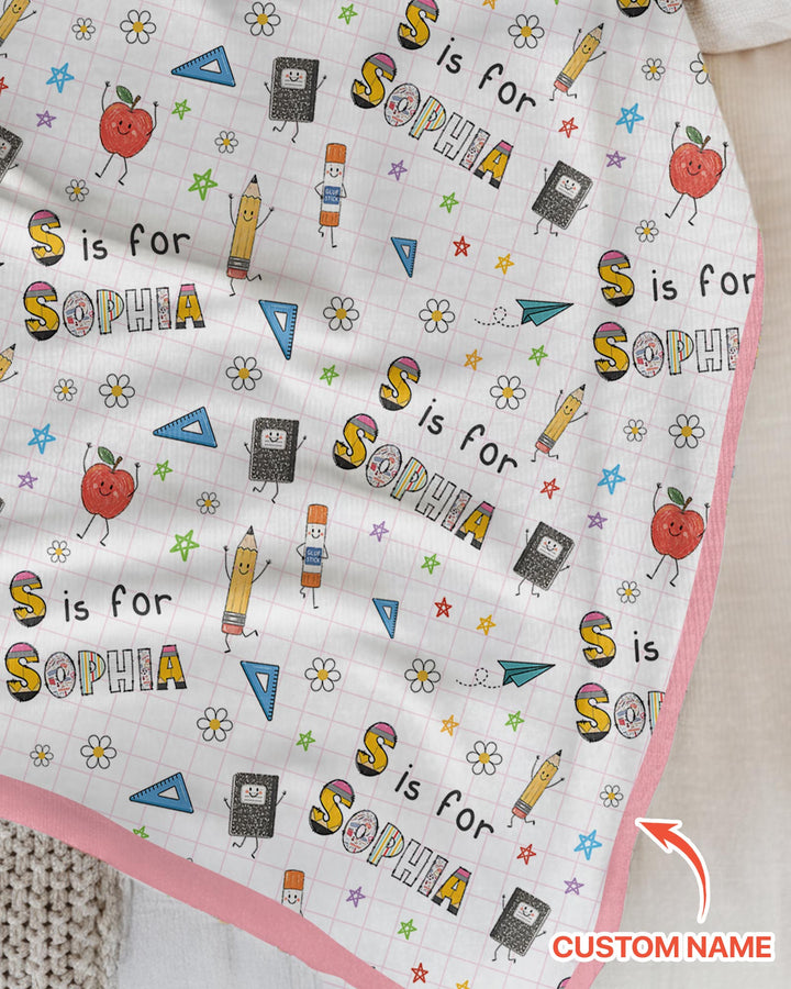 Plantilla Manta de Bambú Personalizada